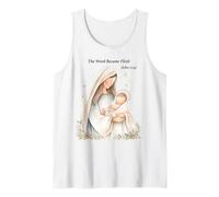 Crèche de Noël bohème « The Word Became Chair » Débardeur