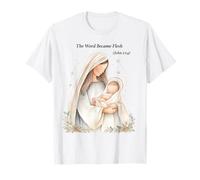 Crèche de Noël bohème « The Word Became Chair » T-Shirt