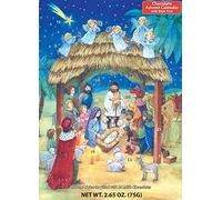 Crèche de Noël Chocolat Calendrier de l'Avent par Vermont Christmas Company