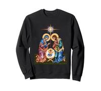 Crèche de Noël chrétienne orthodoxe Sweatshirt