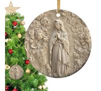 Crèche de Noël, décorations religieuses pour sapin de Noël, décorations de Noël catholiques, décorations de Noël vintage naissance de Jésus chrétiens, ornements d'arbre de Noël