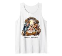 Crèche de Noël Emmanuel, Dieu avec Nous Noël Débardeur