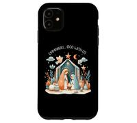 Crèche de Noël Emmanuel, God with Us Bohemian Christmas Coque pour iPhone 11