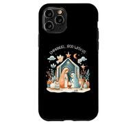 Crèche de Noël Emmanuel, God with Us Bohemian Christmas Coque pour iPhone 11 Pro