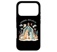 Crèche de Noël Emmanuel, God with Us Bohemian Christmas Coque pour iPhone 17 Pro