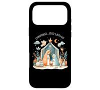 Crèche de Noël Emmanuel, God with Us Bohemian Christmas Coque pour iPhone 17 Pro Max