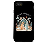 Crèche de Noël Emmanuel, God with Us Bohemian Christmas Coque pour iPhone SE (2020) / 7/8