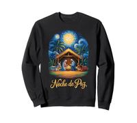 Crèche de Noël portoricaine Noche de Paz Christian Sweatshirt