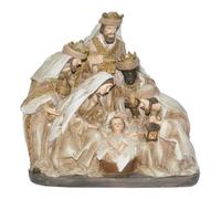 Creche De Noel - SIGNES GRIMALT - Crèche de Noël Décorative Résine 25x11x26 cm