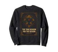 Crèche de Noël True Reason Vintage Christian Christmas Sweatshirt