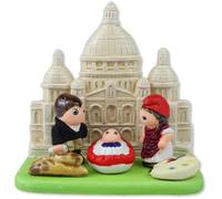 Creche du Monde en Ceramique de Collection Peinte a la Main (Paris, Sacré-Cœur)