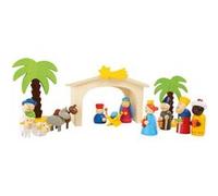 Crèche En Bois - Set De Jeu Multicolore G