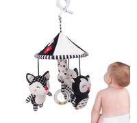 Crèche noire et blanche pour : donne une stimulation visuelle aux nouveau-nés, aux éléphants et aux filles