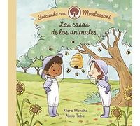 Creciendo con Montessori. Libro de cartón - Las casas de los animales