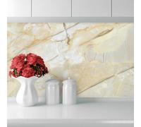 Crédence Adhésive Marbre Doré 300 x 40 cm