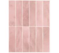 Crédence adhésive pour cuisine et salle de bain, sticker carrelage mural, lot de 5 feuilles, 29 x 22.86 cm