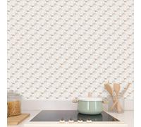 Credence Adhesive Salle de Bain Marbre Rose Clair Crédence Adhésive Cuisine Armoires Meubles Decoration Imperméables PVC Carrelage Adhesif Mural Salle de Bain