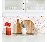 Crédence Adhésive Terrazzo Rubis 400 x 50 cm