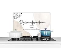 Credence Citations - Régime alimentaire - Dictionnaire - Proverbes - Définition du régime alimentaire Fond de hotte 70x50 cm Credence aluminium Plaque inox de cuisine