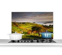 Credence Coucher de soleil en Irlande Fond de hotte 90x60 cm Credence aluminium Plaque inox de cuisine