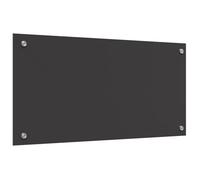 Crédence de cuisine VENTE-FLASH Gris foncé Verre trempé 80 x 40 x 0,6 cm
