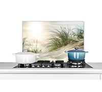 Credence Dunes - Îles des Wadden - Eau Fond de hotte 70x50 cm Credence aluminium Plaque inox de cuisine