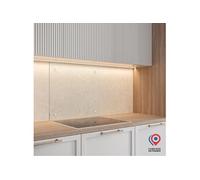 Crédence - Fond de hotte - AURYS - Verre - Transparent - 600*450 - 6 mm - 4 trous