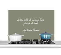 Credence Gestern wollte ich unbedingt Tacos - Proverbes - Citations - Taco lover Fond de hotte 100x65 cm Credence aluminium Plaque inox de cuisine