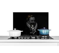 Credence Guillaume d'Orange - Adriaen Thomasz - Selfie Fond de hotte 60x40 cm Credence aluminium Plaque inox de cuisine