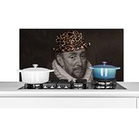 Credence Guillaume d'Orange - Chapeau - Design Fond de hotte 100x50 cm Credence aluminium Plaque inox de cuisine