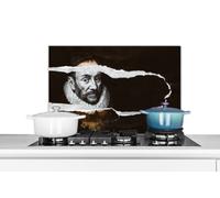 Credence Guillaume d'Orange - Maîtres anciens - Adriaen Thomasz Fond de hotte 70x50 cm Credence aluminium Plaque inox de cuisine