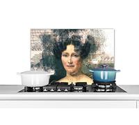 Credence Johanna Henriëtte Engelen - Dubois Drahonet - Journaux Fond de hotte 60x40 cm Credence aluminium Plaque inox de cuisine