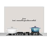 Credence Le vin comment les gens chics se soûlent - Définition du vin - Proverbes - Dictionnaire - Citations Fond de hotte 120x80 cm Credence aluminium Plaque inox de cuisine