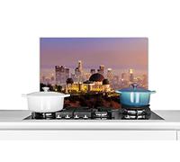 Credence Los Angeles - Skyline - Architecture Fond de hotte 70x50 cm Credence aluminium Plaque inox de cuisine