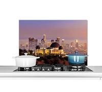 Credence Los Angeles - Skyline - Architecture Fond de hotte 80x55 cm Credence aluminium Plaque inox de cuisine