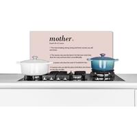 Credence Mère - Proverbes - Définition de maman - Dictionnaire - Citations Fond de hotte 70x30 cm Credence aluminium Plaque inox de cuisine