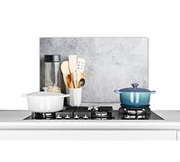Credence Muesli - Spatule - Ustensiles de cuisine Fond de hotte 60x40 cm Credence aluminium Plaque inox de cuisine