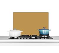 Credence Ocre jaune - Couleur - Automne - Jaune - Solide - Couleurs Fond de hotte 60x40 cm Credence aluminium Plaque inox de cuisine
