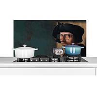 Credence Peinture - Maîtres anciens - Jacob Cornelisz van Oostsanen Fond de hotte 100x50 cm Credence aluminium Plaque inox de cuisine
