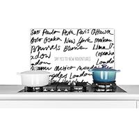 Credence Proverbes - Citations - Dites oui à de nouvelles aventures - Mexique Fond de hotte 70x50 cm Credence aluminium Plaque inox de cuisine