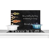 Credence Proverbes - Citations - Taco lover - Tiens, je voulais des tacos Fond de hotte 70x50 cm Credence aluminium Plaque inox de cuisine