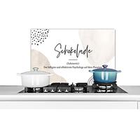 Credence Proverbes - Schokolade - Citations - Dictionnaire - Chocolat définition Fond de hotte 60x40 cm Credence aluminium Plaque inox de cuisine