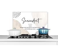 Credence Proverbes - Snaccident - Citations - Dictionnaire - Snaccident définition Fond de hotte 60x40 cm Credence aluminium Plaque inox de cuisine