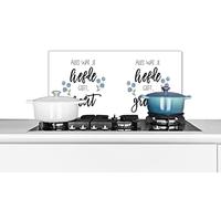 Credence Tout ce que vous donnez de l'amour, grandit - Citations - Proverbes Fond de hotte 70x30 cm Credence aluminium Plaque inox de cuisine