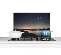 Credence Une étoile filante dans le ciel espagnol Fond de hotte 70x50 cm Credence aluminium Plaque inox de cuisine