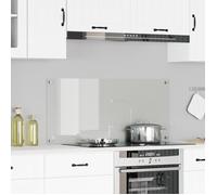 Vidaxl Meuble De Cuisine Transparent 110x50x0,6 Cm En Verre Trempé