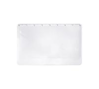 Credit Card Magnifier - 3X Pocket Magnifier Ruler | PVC Lens Fire Starting Survival Tool, Lightweight 5g Reading in Black White, Portable Credit Card Size for Travel Camping Outdoor