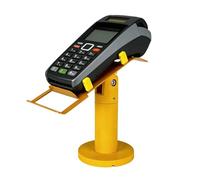 Credit Card Reader Stand, Rotation Adjustable Bracket, 360 Degree Metal POS Machine Display Bracket, Market Store Counter Feature, Service Desk Bar Top Accessory, Ticket Booth Payment Solution