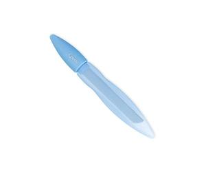 Credo Solingen Céramique Lime à ongles pop art Target, 3 surfaces, bleu