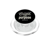 Créé avec But Éphésiens 2:10 Verse biblique chrétienne PopSockets PopGrip pour MagSafe